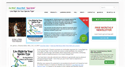 Desktop Screenshot of eatwellmovewellthinkwell.com