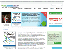 Tablet Screenshot of eatwellmovewellthinkwell.com